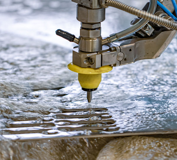 Water jet cutting